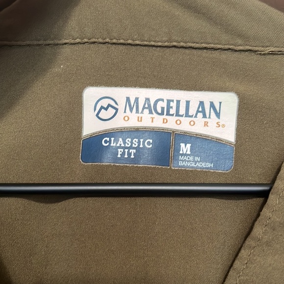 Magellan Outdoors Willow Creek Classic Fit Long Sleeve Pullover Shirt Size M - Picture 7 of 9